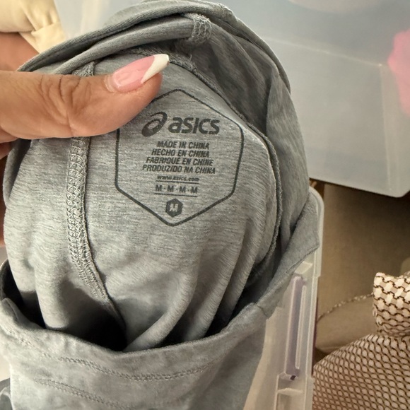 Asics Women's Charcoal Long Sleeve Hoodie - Picture 9 of 9